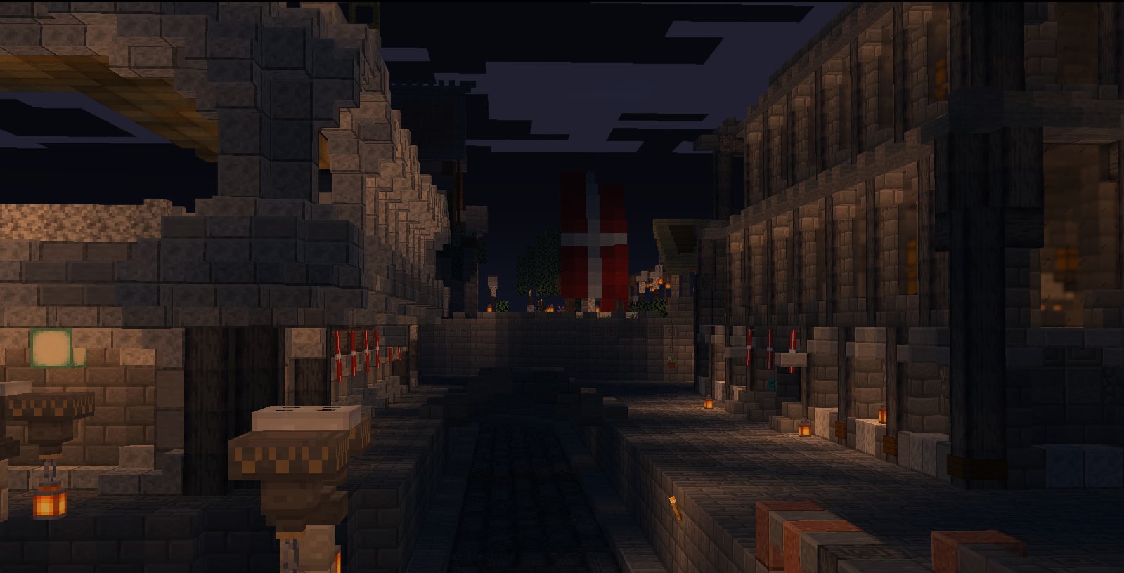Vivien at night